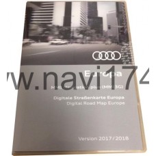 Audi MMI 3G High/Plus  Europe Maps (East/West) 2017/2018 (Россия+Европа)